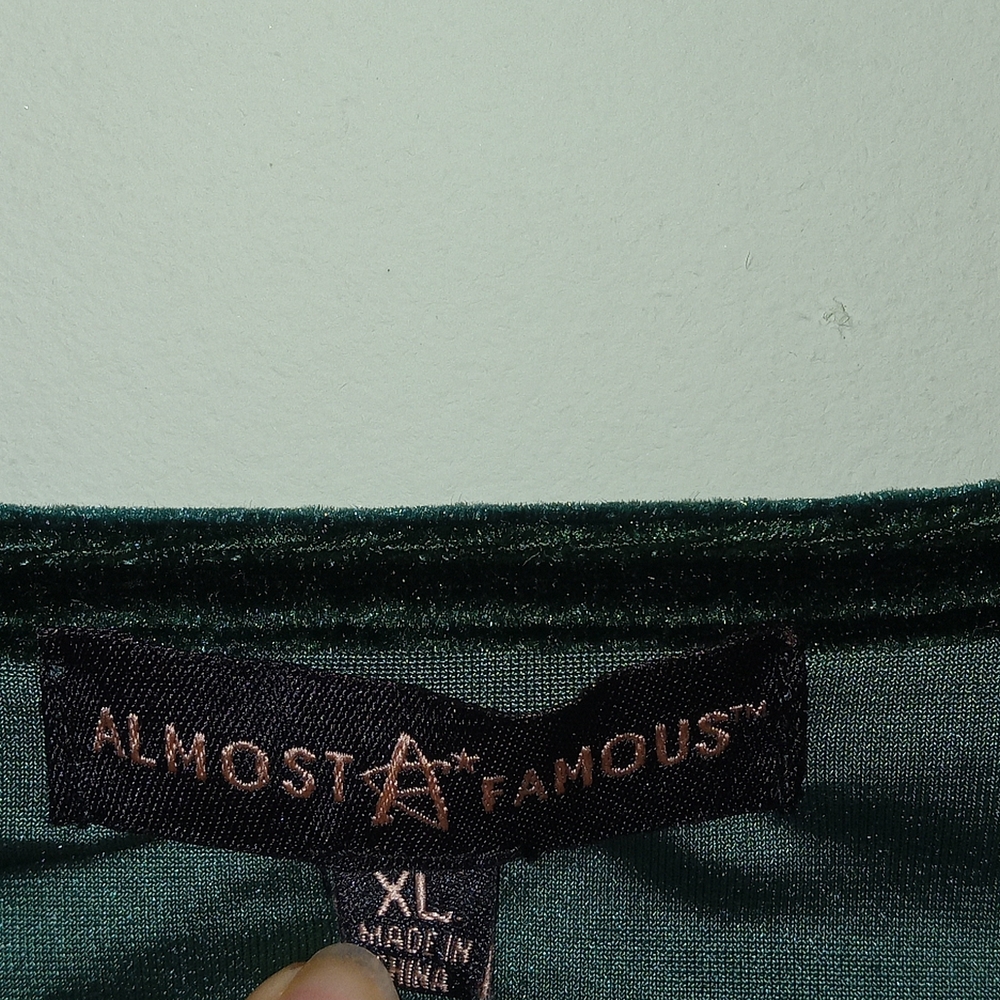 Almost Famous Green Top
